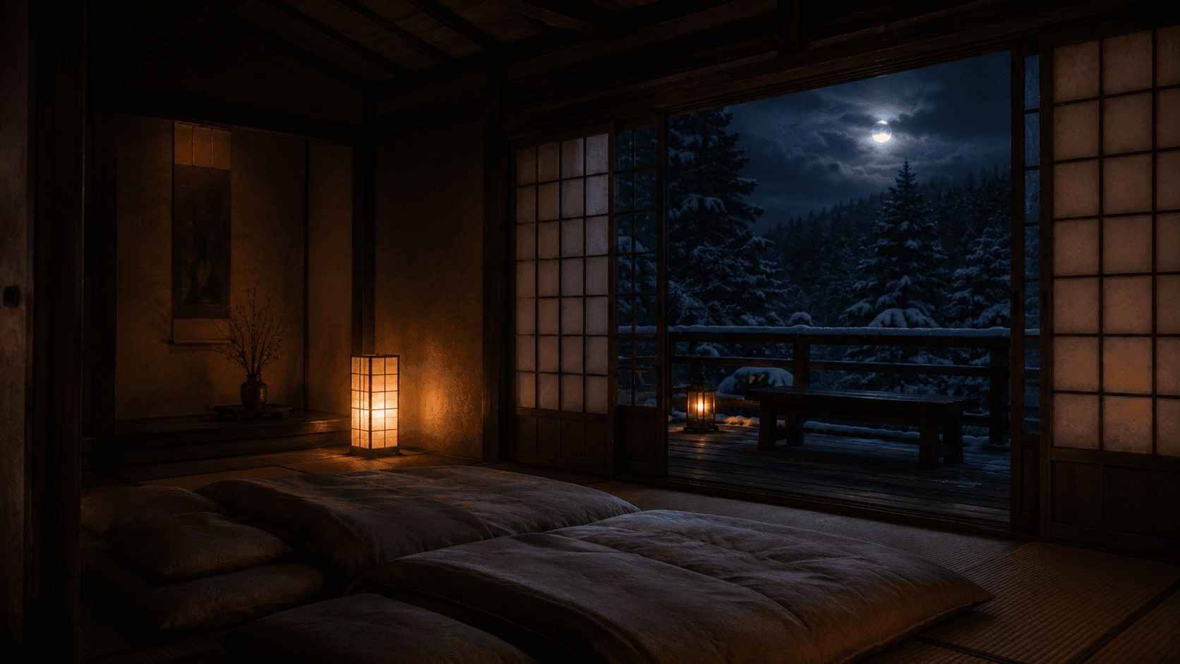 TSUKI room and moon-viewing terrace
