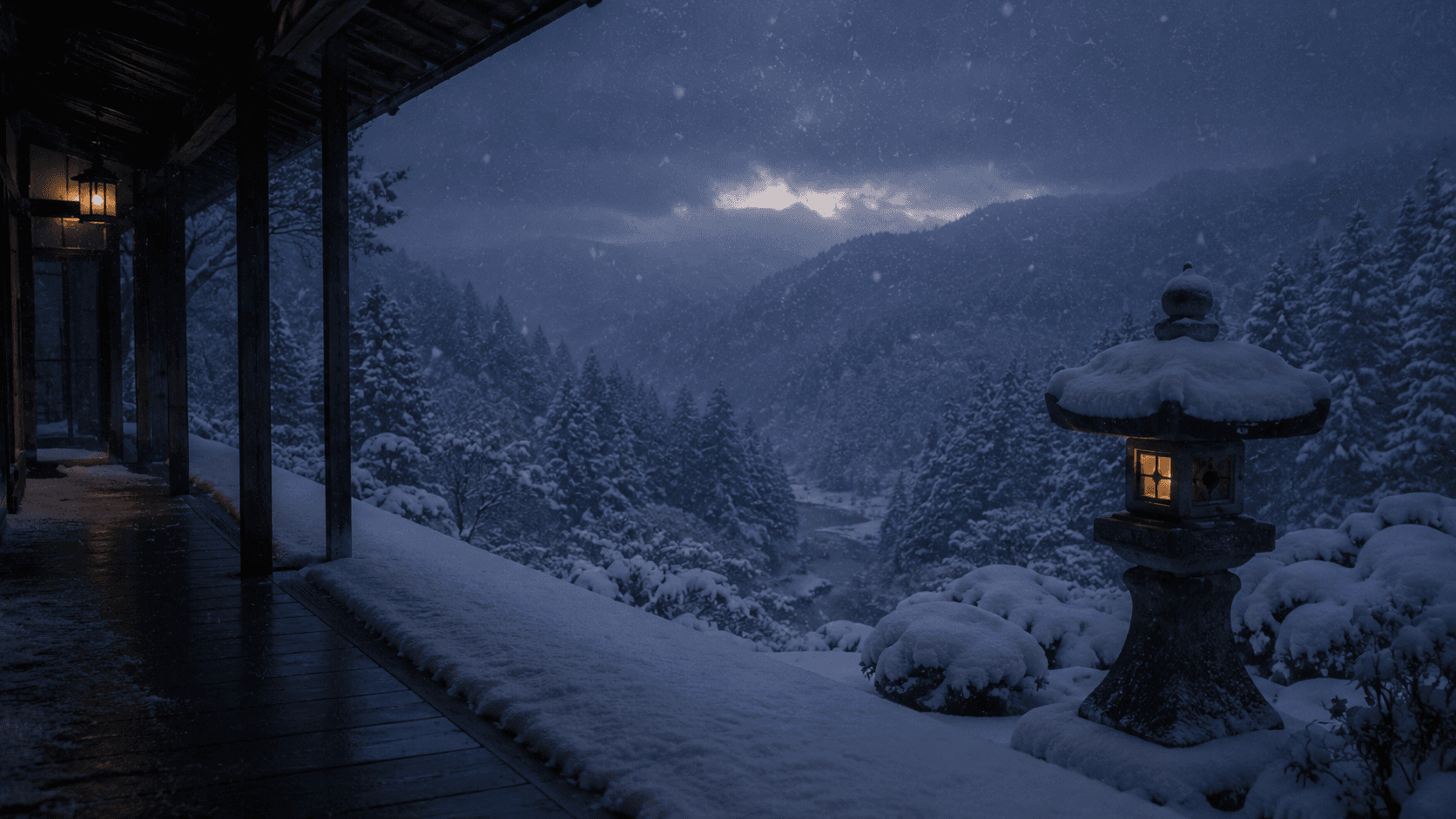 The valley in winter